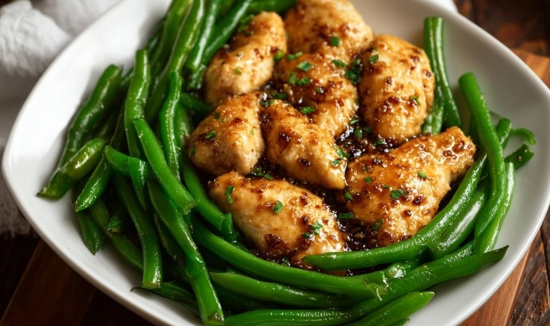 Easy Chicken Breast and Green Beans