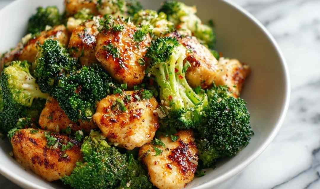 Garlic Butter Chicken Broccoli