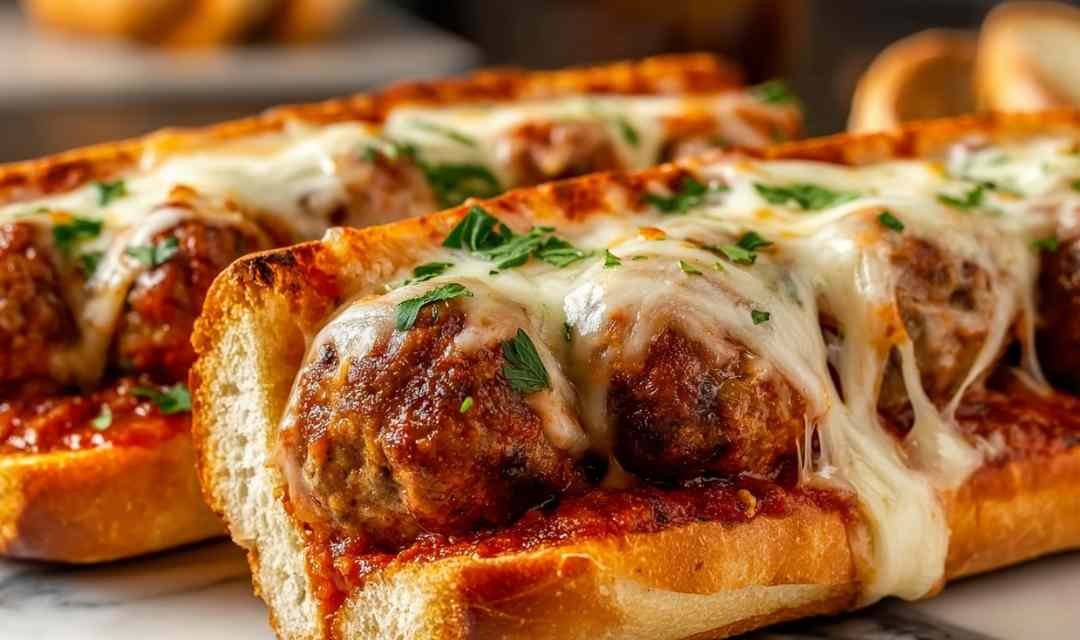 Cheesy Meatball Subs