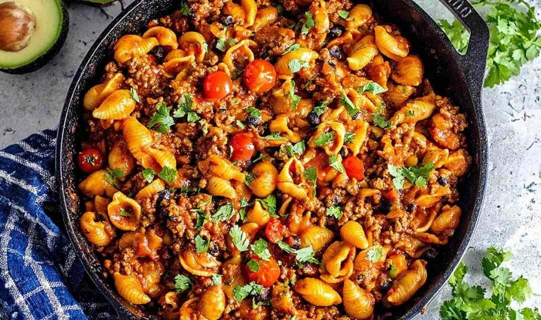 One Pot Taco Pasta Recipe