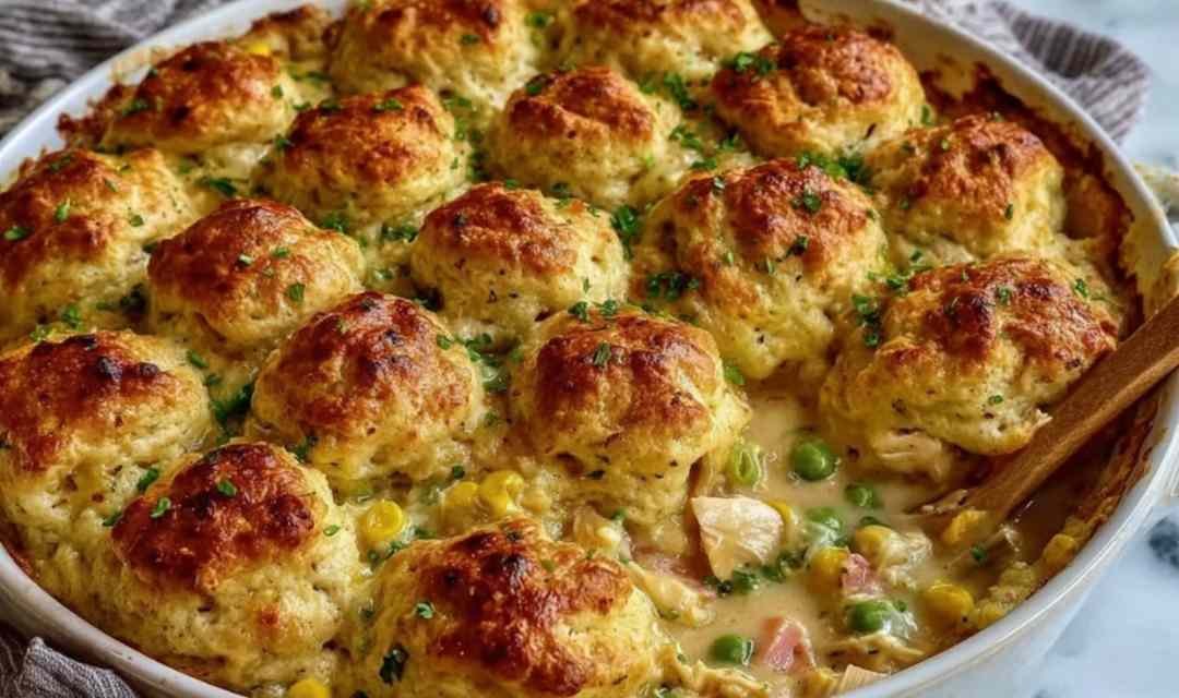 Chicken Bubble Biscuit Bake Casserole
