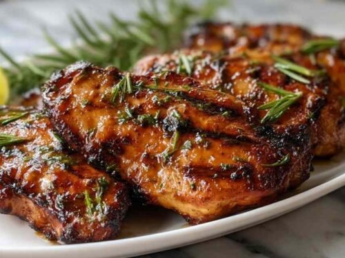 Chicken marinade pollo asado ingredients whisked together in a bowl with fresh orange juice lime and smoked paprika