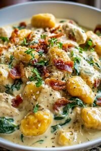 Creamy Crack Chicken Gnocchi