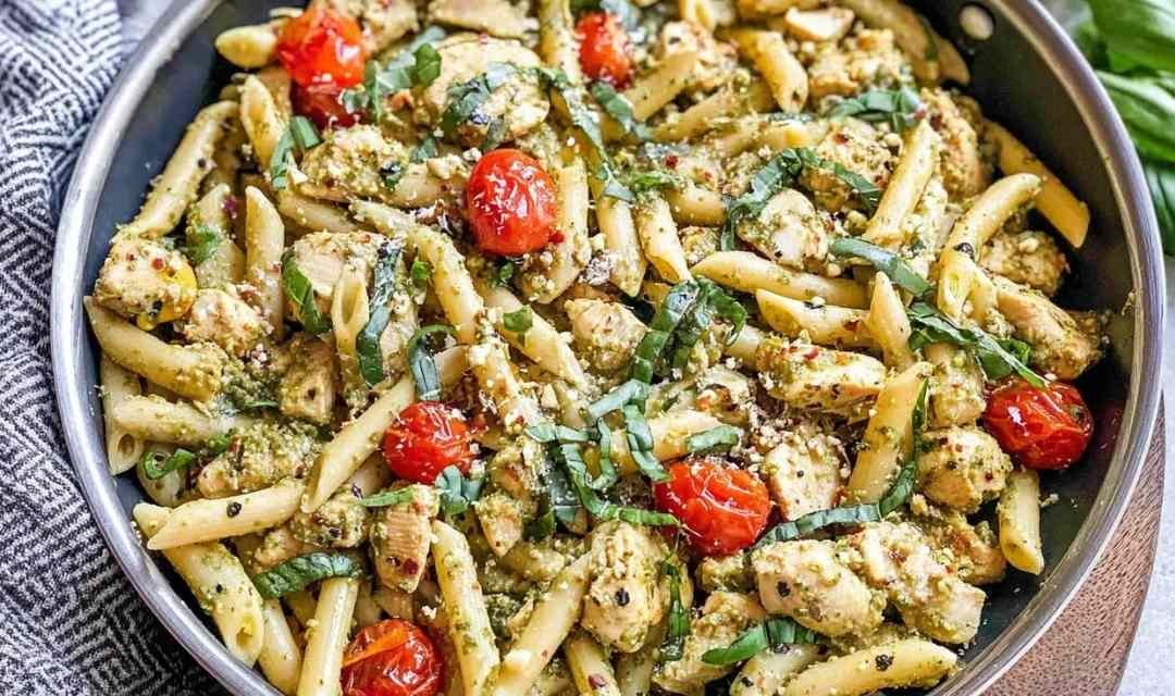 Easy Chicken Pesto Pasta