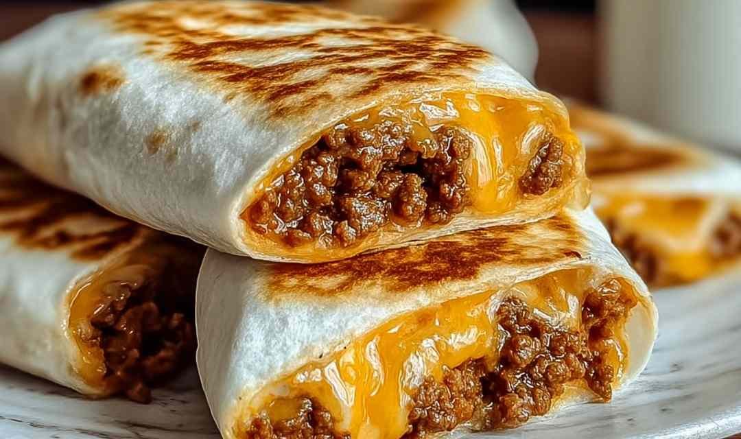 Easy Grilled Cheese Burrito