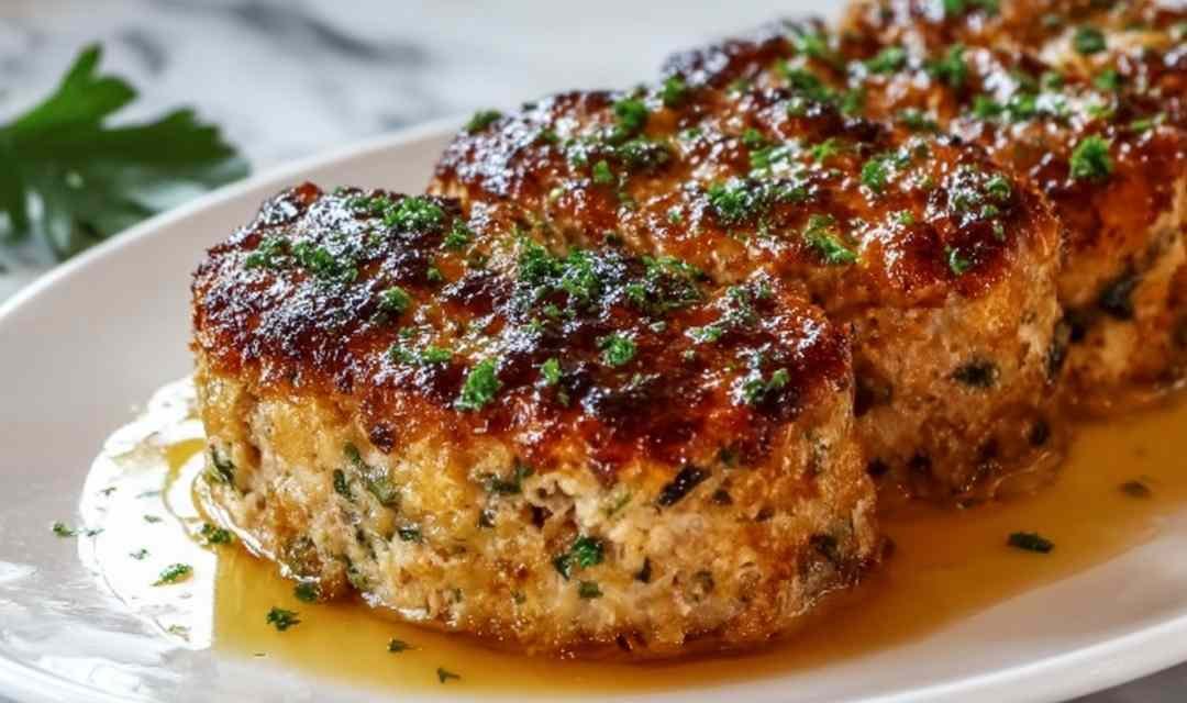Garlic Parmesan Chicken Meatloaf
