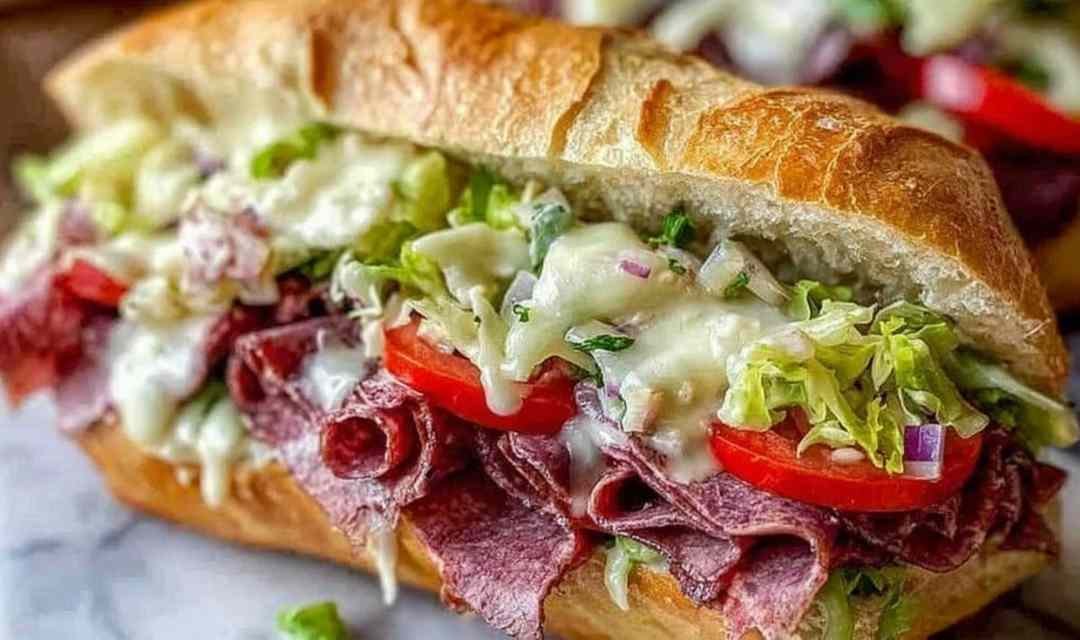 Italian Grinder Salad Sandwich