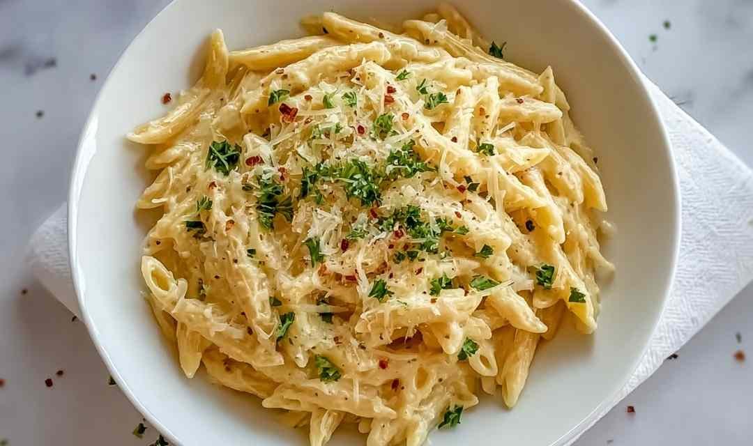 One Pot Creamy Garlic Pasta