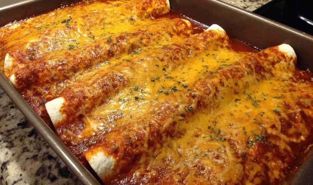 Queso Chicken Enchiladas