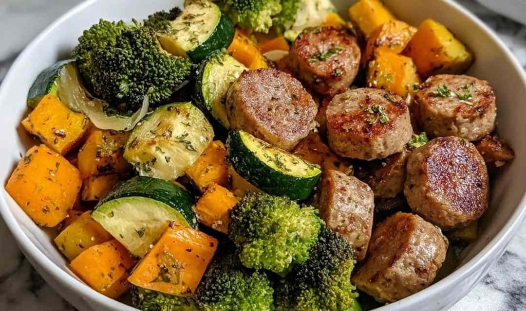 Sausage Veggie Skillet Bowl
