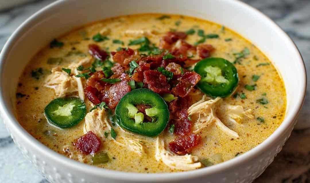 Spicy Jalapeno Popper Chicken Soup