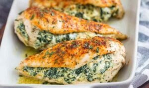 Spinach Stuffed Chicken (1)