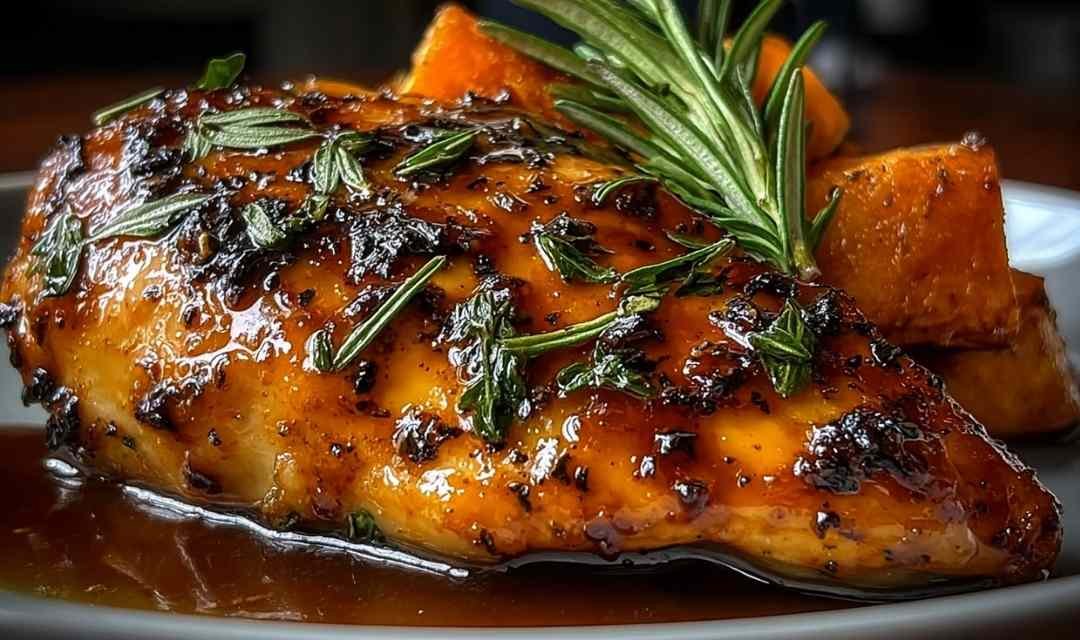 Sweet and Savory Maple-Glazed Chicken with Sweet Potatoes