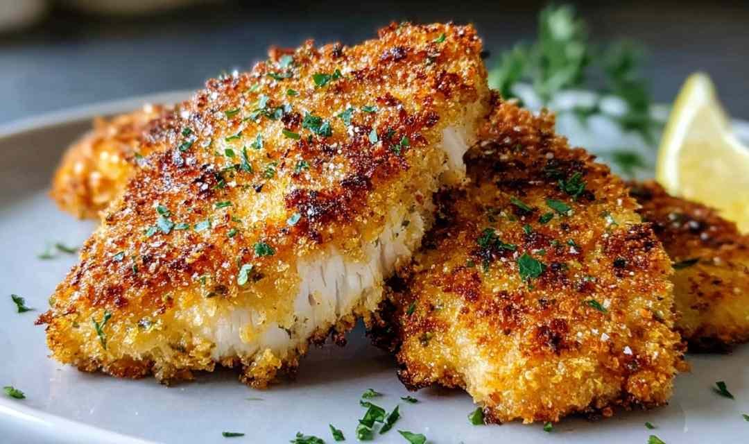 Air Fryer Parmesan Crusted Chicken