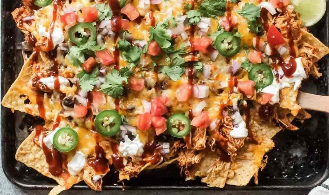 Loaded BBQ Chicken Nachos