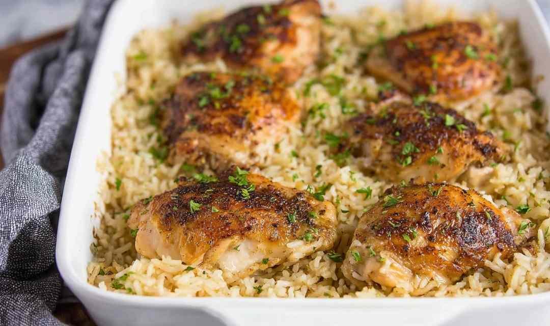 Oven-Baked Chicken and Rice Casserole