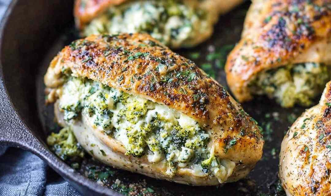 Broccoli Cheese Stuffed Chicken Breast