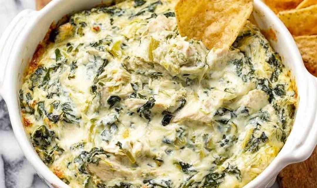 Chicken Spinach Artichoke Dip