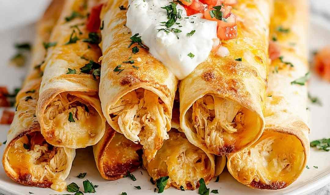 Cream Cheese Chicken Taquitos